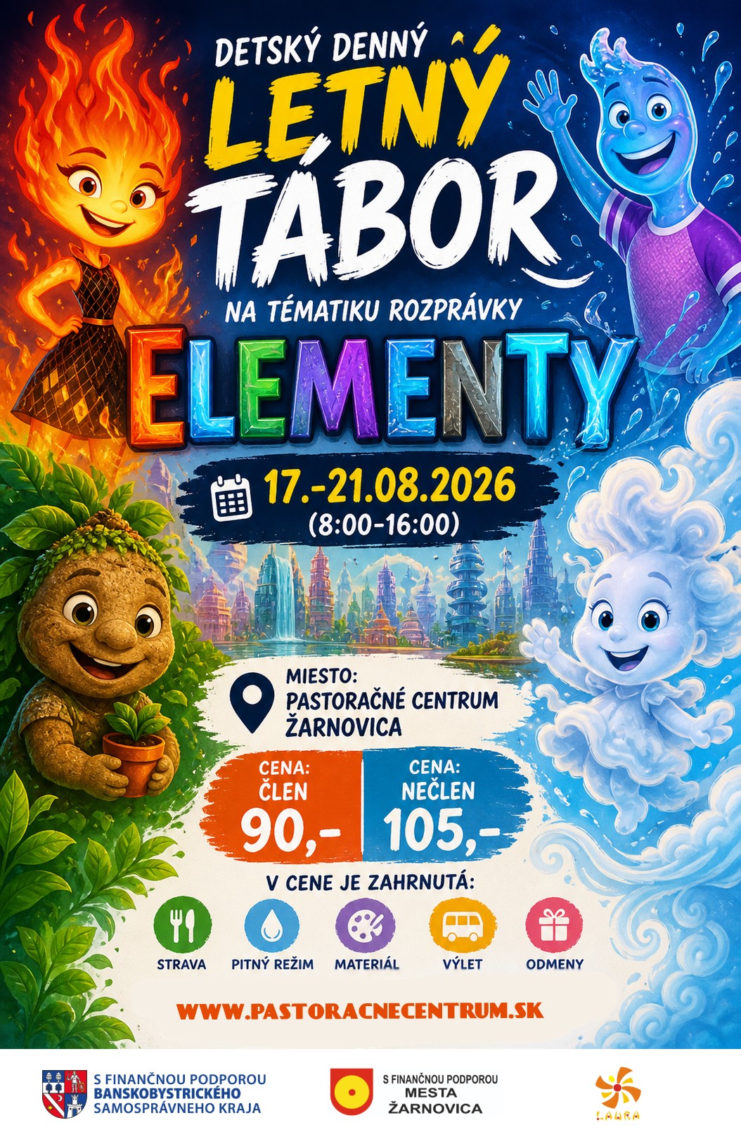 Detský letný tábor - Elementy